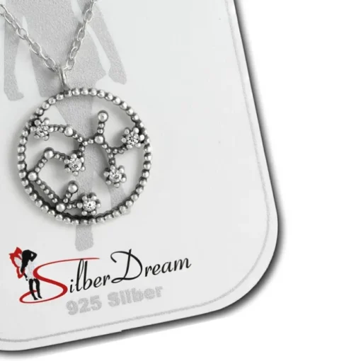 SilberDream Halskette Sternzeichen Schütze 925 Silber 45cm Damen Kette SDK8512W