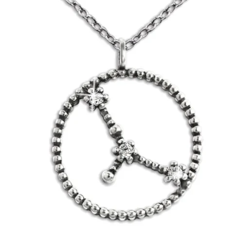 SilberDream Halskette Sternzeichen Fische 925 Silber 45cm Damen Kette SDK8503W