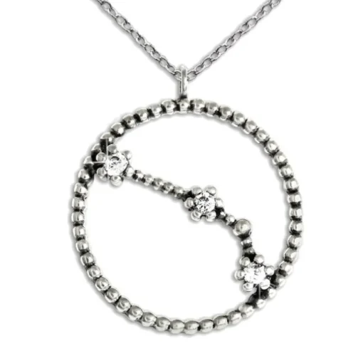 SilberDream Halskette Sternzeichen Widder 925 Silber 45cm Damen Kette SDK8504W