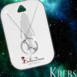 SilberDream Halskette Sternzeichen Krebs 925 Silber 45cm Damen Kette SDK8507W