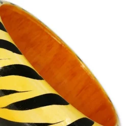 SilberDream Holzarmreif Zebra Damen Armreifen RAV325Y