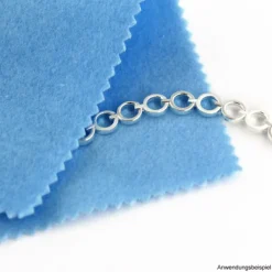 SilberDream Imppac Schmuck Reinigungstuch blau Pflege Poliertuch ZAP137B1