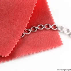 SilberDream Imppac 2Stück Schmuck Reinigungstücher rot Poliertuch ZAP137R2