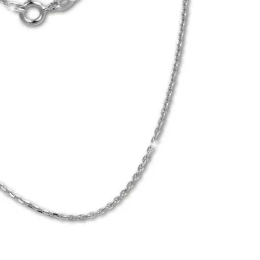SilberDream Kette Anker diamantiert 925er Silber 45cm Damen Halskette SDK28945J