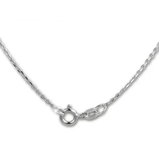 SilberDream Kette Anker diamantiert 925er Silber 45cm Damen Halskette SDK28945J