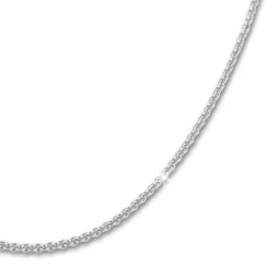 SilberDream Kette Anker rund 925 Sterling Silber 42cm Damen Halskette SDK28842J