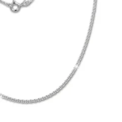 SilberDream Kette Anker rund 925 Sterling Silber 42cm Damen Halskette SDK28842J