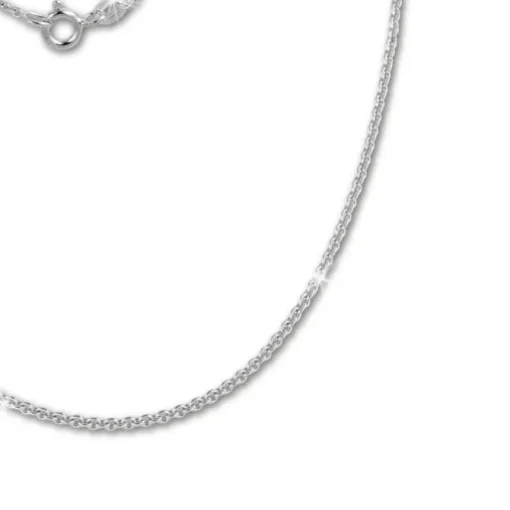 SilberDream Kette Anker rund 925 Sterling Silber 50cm Damen Halskette SDK28850J