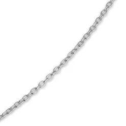 SilberDream Kette Doppel Plakette rose vergoldet 925 Silber 45 cm SDK8003E