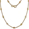 SilberDream Kette Glamour vergoldet 925 Silber 45cm Damen Kette SDK26245Y