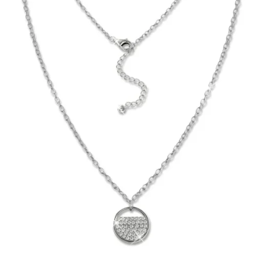 SilberDream Kette Glamour Zirkonia weiß 925 Silber 42-45cm Halskette GSK412W