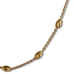 SilberDream Kette Glamour vergoldet 925 Silber 45cm Damen Kette SDK26245Y