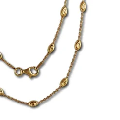 SilberDream Kette Glamour vergoldet 925 Silber 45cm Damen Kette SDK26245Y