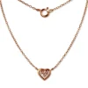 SilberDream Kette Herz rose 925er Sterling Silber 45cm Halskette SDK8009E