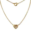 SilberDream Kette Herz vergoldet 925er Sterling Silber 45cm Halskette SDK8009Y