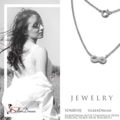 SilberDream Kette Unendlich 925er Sterling Silber 45cm Halskette SDK8010J