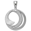 SilberDream Ketten Anhänger -Circle- Zirkonia weiß 925 Silber SDH4373W