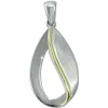 SilberDream Ketten Anhänger -Träne- bicolor 925 Silber SDH4379T