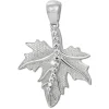 SilberDream Ketten Anhänger -Ahornblatt- Zirkonia weiß 925 Silber SDH4387W