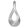 SilberDream Ketten Anhänger Elegance Zirkonia weiß 925 Silber SDH402W