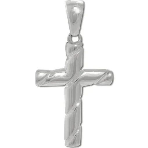 SilberDream Ketten Anhänger -Kreuz- 925 Silber Damen Herren SDH4388J