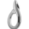 SilberDream Ketten Anhänger Tropfen Zirkonia weiß 925 Silber SDH423W