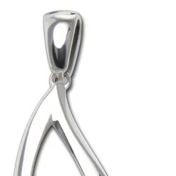 SilberDream Ketten Anhänger -Träne- Zirkonia weiß 925 Silber SDH4395W