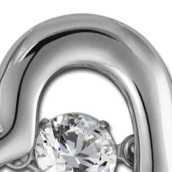 SilberDream Ketten Anhänger Herz beweglicher Zirkonia Silber DSH106W