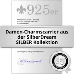 SilberDream Ketten Verbinder Hand für Charms 925er Silber FC0077