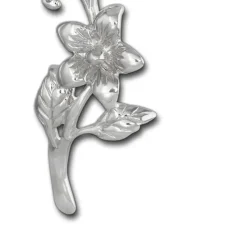 SilberDream Kettenanhänger Blume Jasmin 925 Silber Damen Anhänger SDH460J
