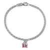 SilberDream Kinder Armband Schmetterling rosa 16cm Silber SDA024