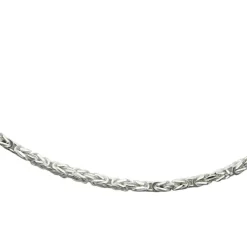 SilberDream Königsarmband 2mm 925 Sterling Silber Armband Unisex 19cm SDAK0029J