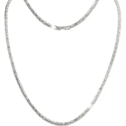 SilberDream Königskette 2mm 925 Sterling Silber Kette Unisex 45cm SDKK0025J