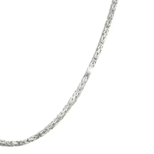SilberDream Königskette 2mm 925 Sterling Silber Kette Unisex 45cm SDKK0025J
