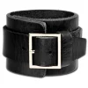 SilberDream Lederarmband schwarz Herren Leder Armband LAP014S