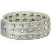SilberDream Lederarmband silbern CZ Damen Leder Armband LAC222K