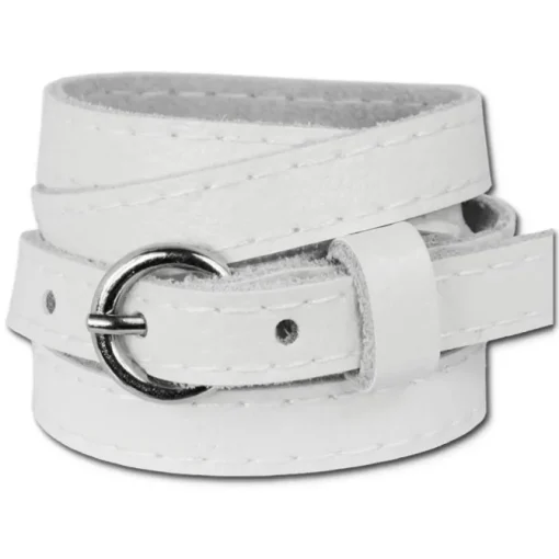 SilberDream Lederarmband weiß unisex Leder Armband LAC560W