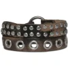 SilberDream Lederarmband unisex braun Nieten Leder Armband LA5645B