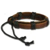 SilberDream Lederarmband braun Herren Leder Armband LA0037B