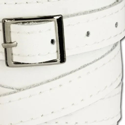 SilberDream Lederarmband weiß Damen Leder Armband LA1302W