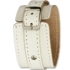 SilberDream Lederarmband weiß Damen Leder Armband LA1189W