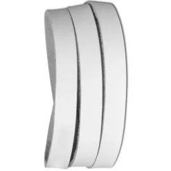 SilberDream Lederarmband weiß Herren Leder Armband LA0127W