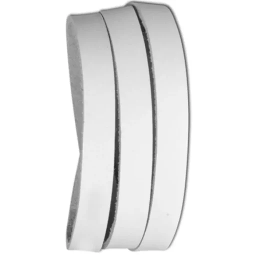 SilberDream Lederarmband weiß Herren Leder Armband LA0127W