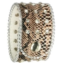 SilberDream Lederarmband braun Zirkonia Damen Leder Armband LAP229B