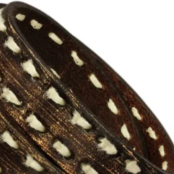 SilberDream Lederarmband Jeansstyle braun grau Leder Armband LAP511B