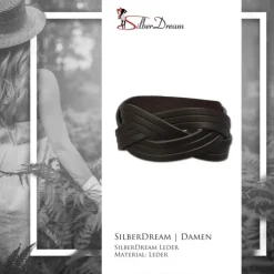 SilberDream Lederarmband braun cross-over unisex Leder Armband LAC737B