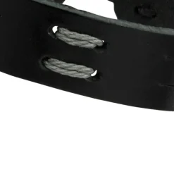 SilberDream Lederarmband unisex schwarz Knotenverschluss Armband LAP534S