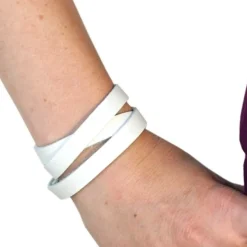 SilberDream Lederarmband weiß Herren Leder Armband LA0127W