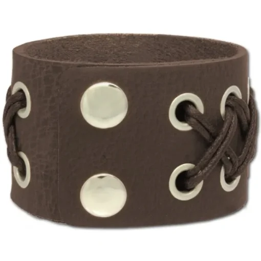 SilberDream Lederarmband braun-antik Herren Kordel-Leder Armband LA5353B