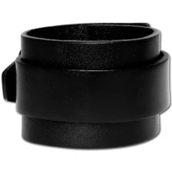 SilberDream Lederarmband schwarz Herren Leder Armband LAP014S